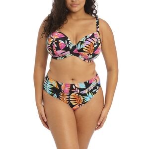 Elomi Vibrant Leaf Print Bikini Set